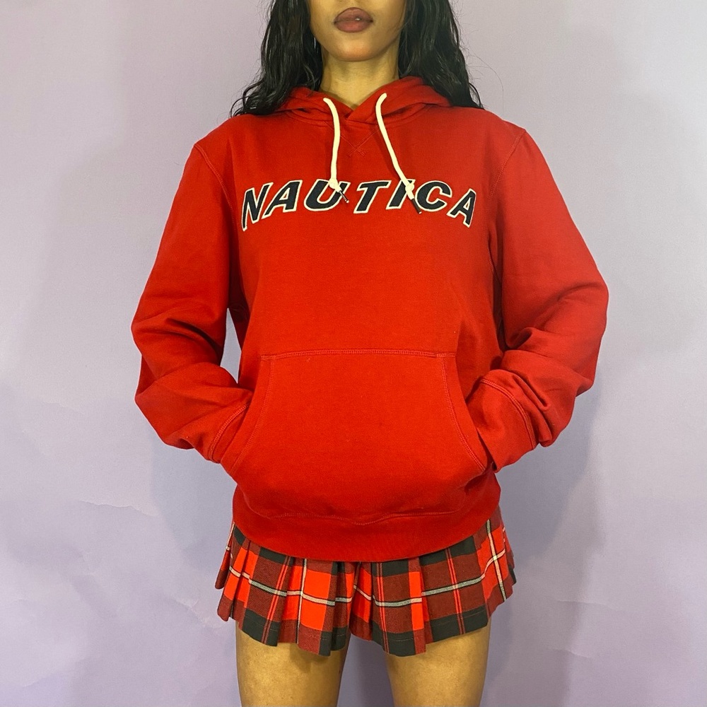 Oversized Nautica Pullover Hoodie